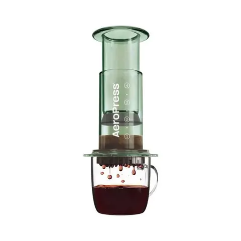 AeroPress Clear Green Coffee Maker
